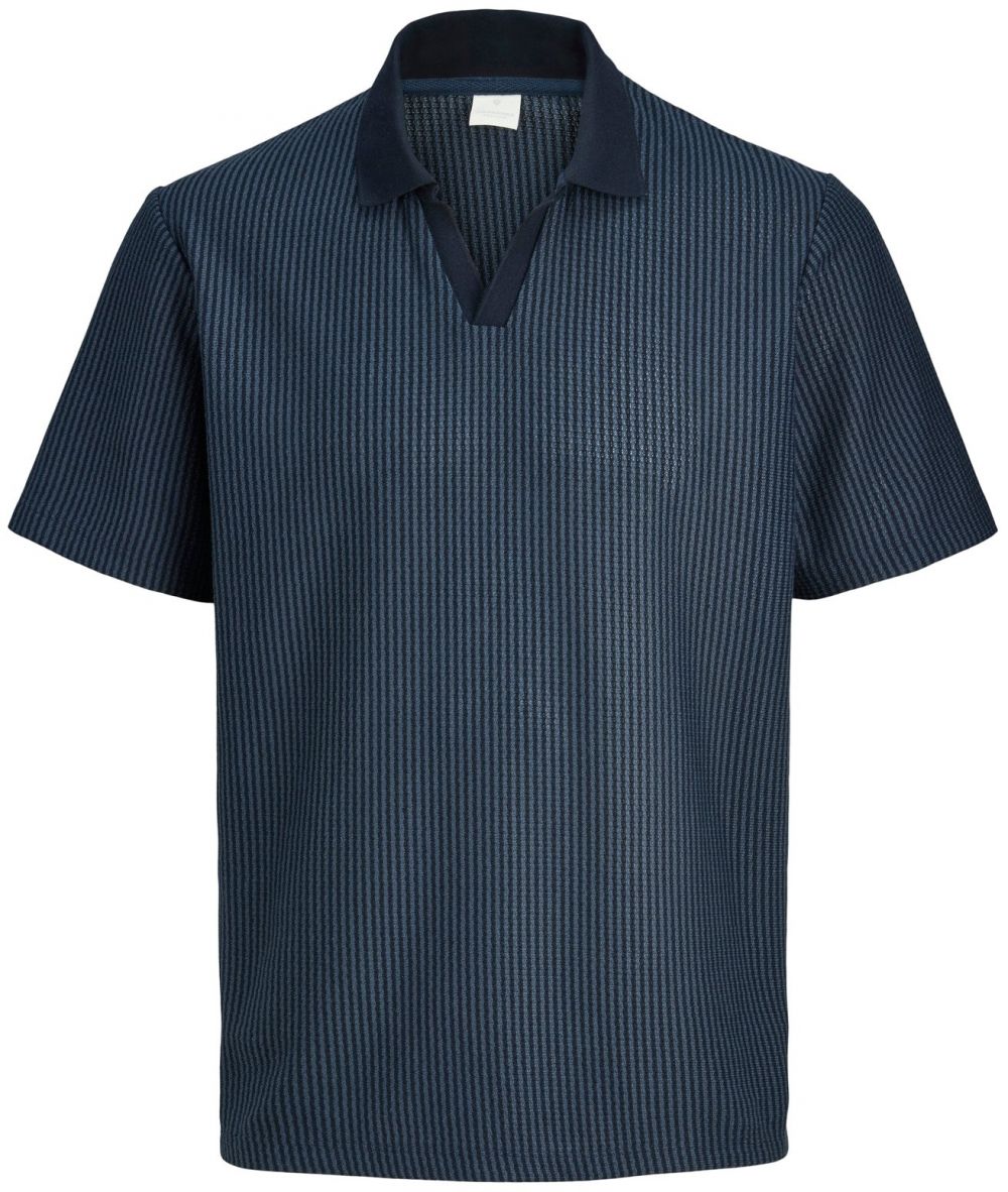 Jack & Jones Plus Tričko 'JPRKASH'  námornícka modrá / tmavomodrá
