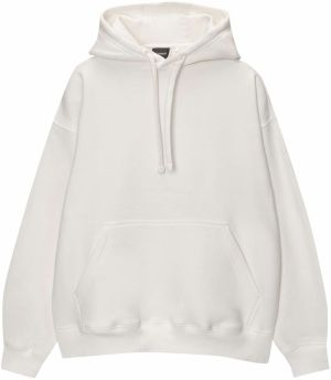 Pull&Bear Mikina  šedobiela