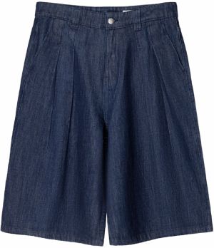 Bershka Plisované rifle  námornícka modrá