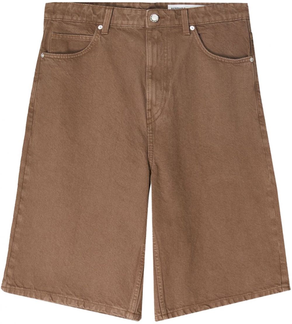 Bershka Džínsy  hnedá