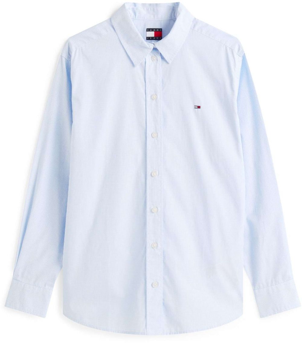 Tommy Jeans Blúzka  modrá / biela