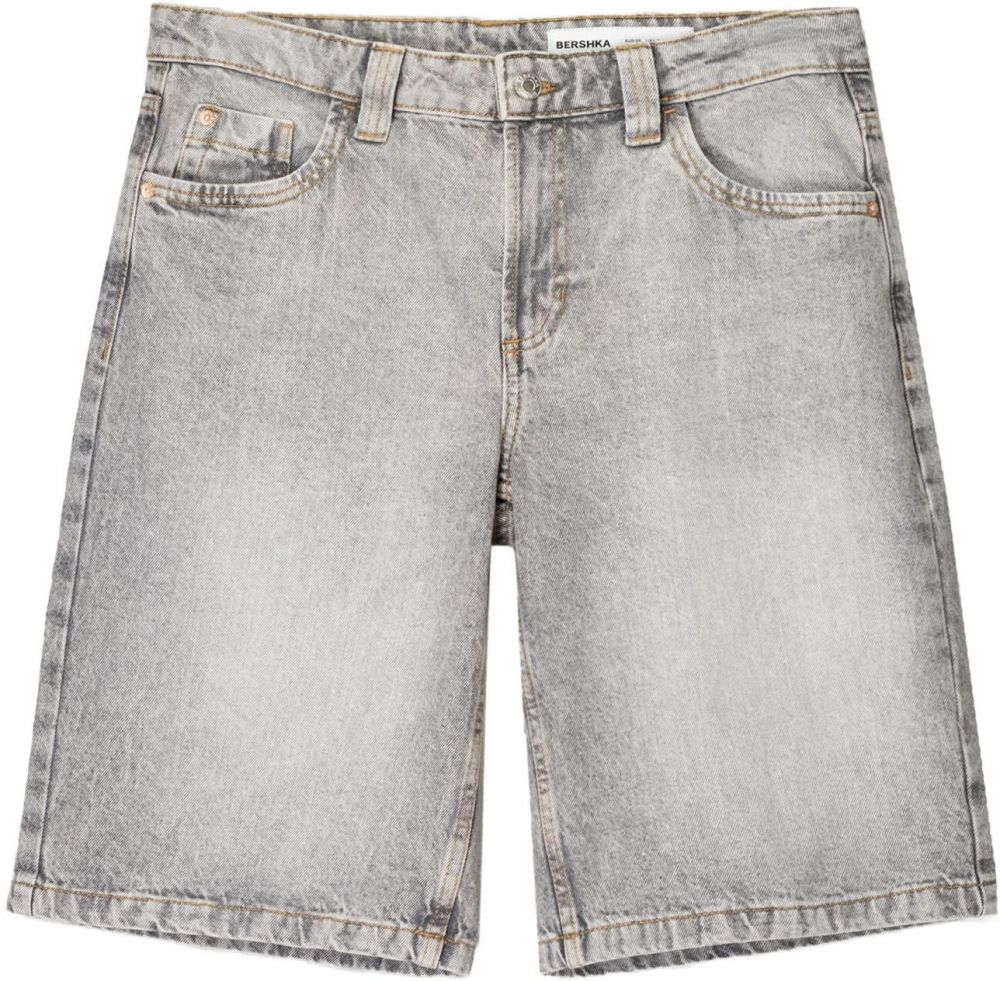 Bershka Džínsy  svetlosivá
