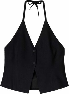 Bershka Vesta k obleku  čierna