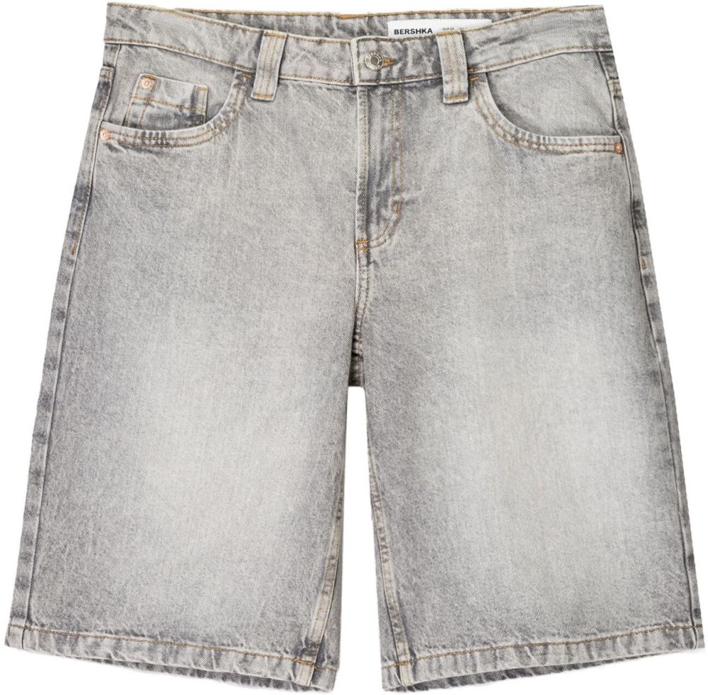 Bershka Džínsy  svetlosivá