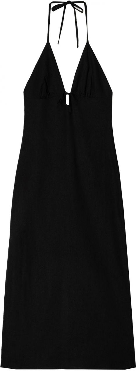 Bershka Večerné šaty  čierna