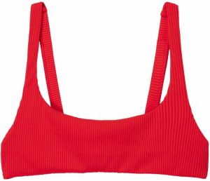 Bershka Bikinový top  červená