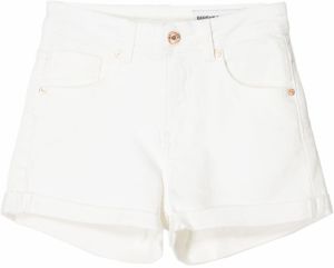 Bershka Džínsy  biely denim
