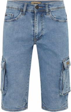 BLEND Rifľové kapsáče  modrá denim