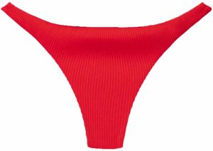 Bershka Bikinové nohavičky  červená