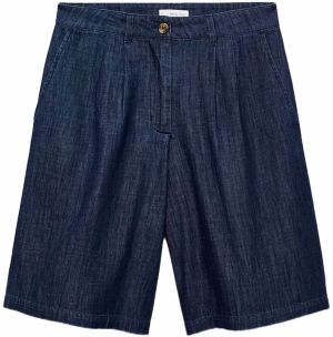MANGO Plisované rifle 'PAROS'  modrá denim