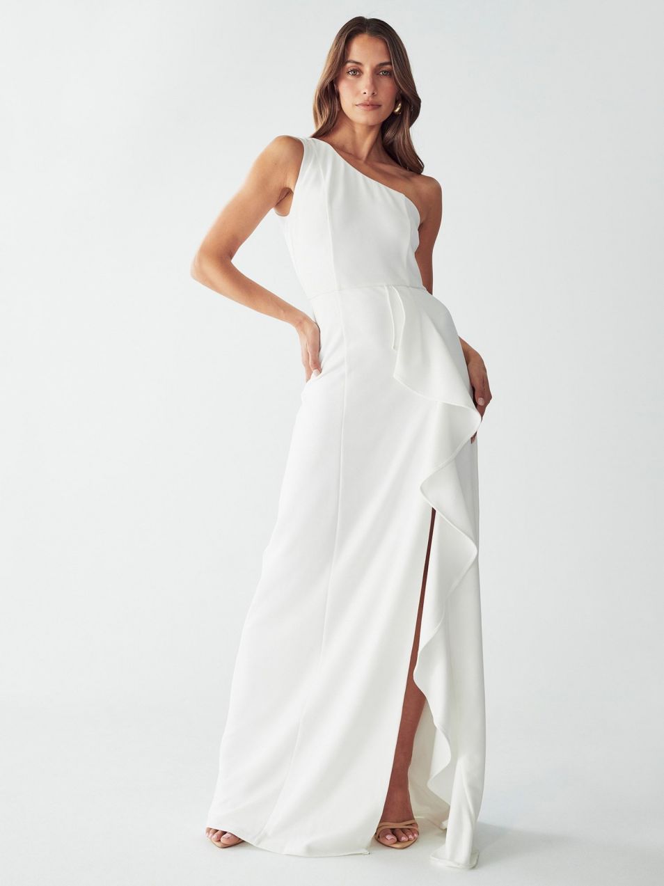 BWLDR Večerné šaty 'CATIA DRESS'  biela