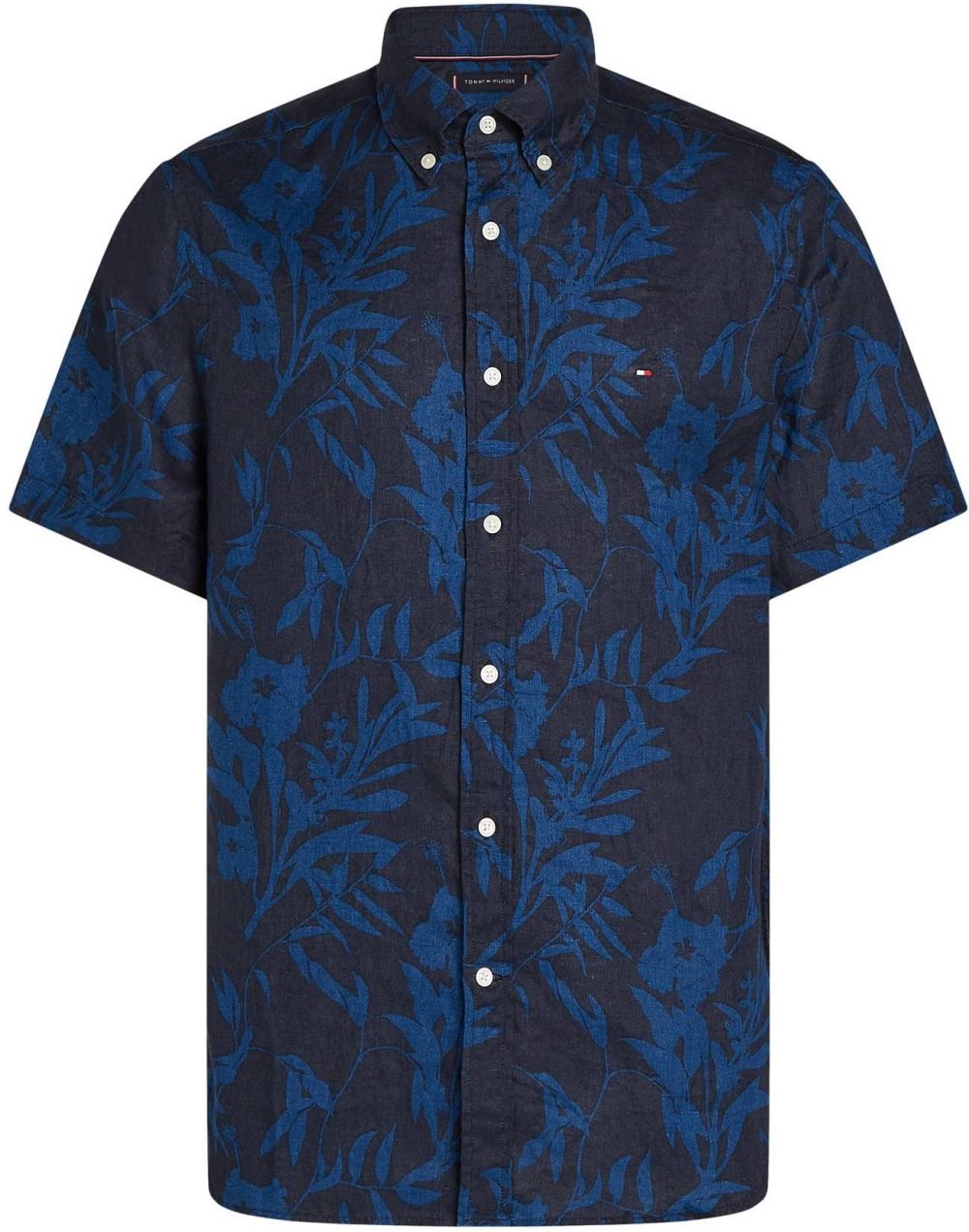 TOMMY HILFIGER Košeľa  modrá / námornícka modrá