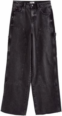 Next Rifľové kapsáče  čierny denim