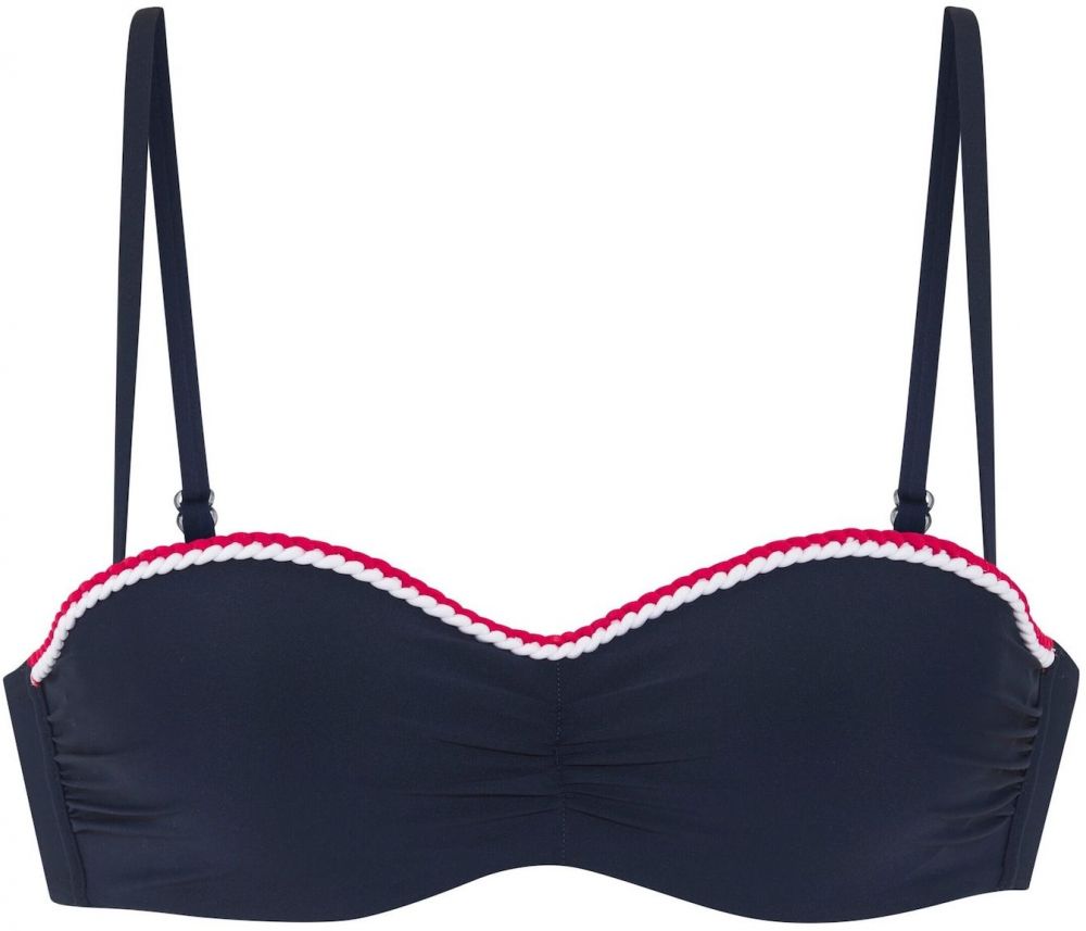s.Oliver Bikinový top  námornícka modrá / červená / biela