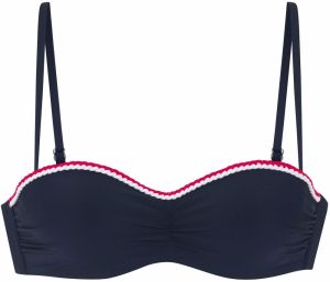 s.Oliver Bikinový top  námornícka modrá / červená / biela