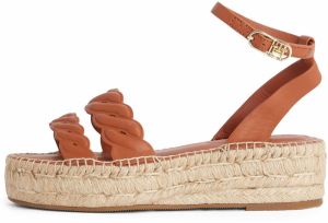 TOMMY HILFIGER Remienkové sandále  koňaková