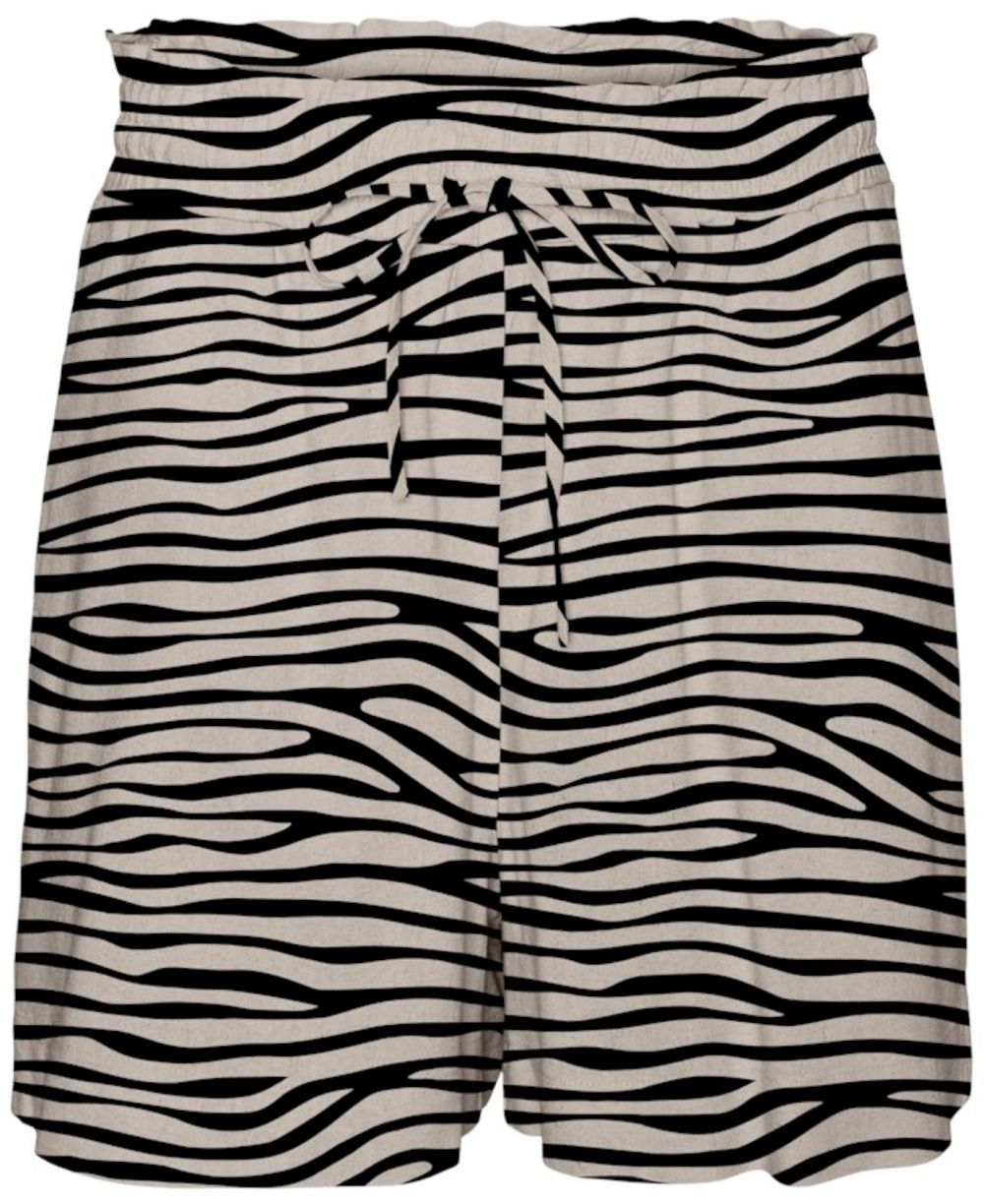 VERO MODA Nohavice 'VMMYMILO'  béžová / čierna
