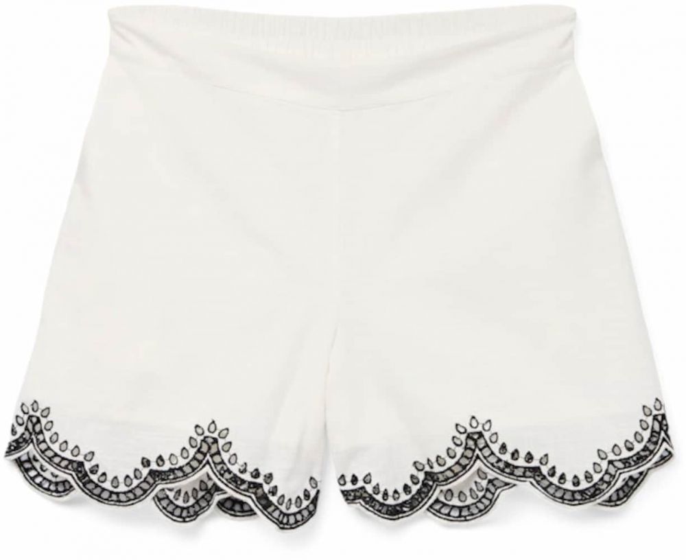 VERO MODA Nohavice 'VMDiana'  čierna / biela