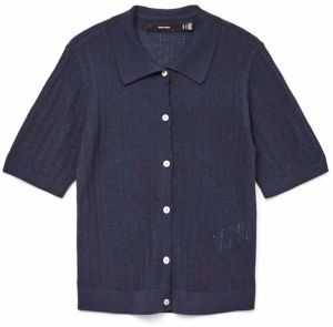 VERO MODA Kardigán 'VMLUXLIGHT'  námornícka modrá