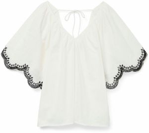 VERO MODA Blúzka 'VMDIANA'  čierna / biela