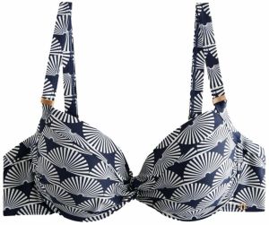 Next Bikinový top  námornícka modrá / biela