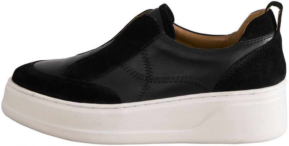 Next Slip-on obuv  čierna / prírodná biela