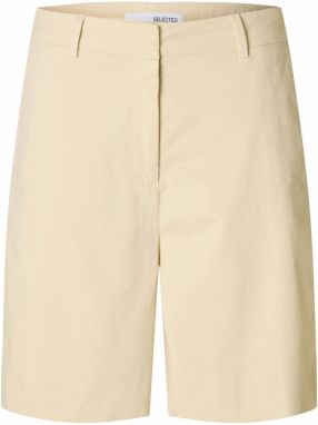 SELECTED FEMME Chino nohavice 'SLFVIENNA'  krémová