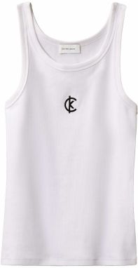 Calvin Klein Jeans Top  čierna / biela