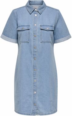 JDY Košeľové šaty 'JDYESMEE'  modrá denim