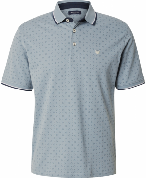 JACK & JONES Tričko 'JPRPAULOS'  námornícka modrá / modrozelená / svetlozelená / biela
