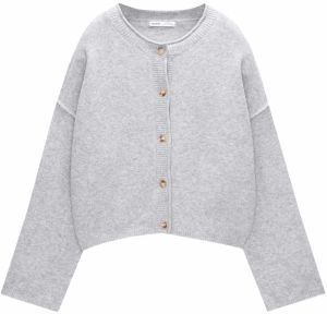 Pull&Bear Kardigán  svetlosivá