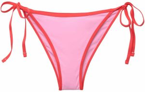 Pull&Bear Bikinové nohavičky  ružová / červená