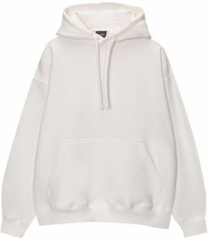 Pull&Bear Mikina  šedobiela