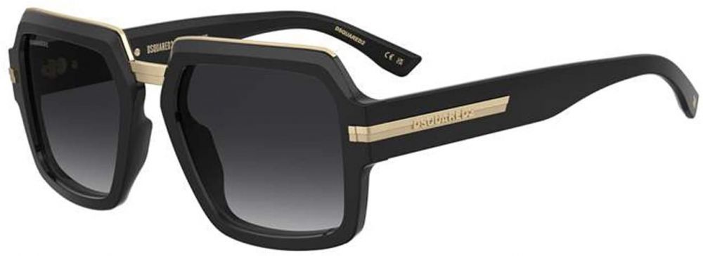 DSQUARED2 Slnečné okuliare  zlatá / čierna