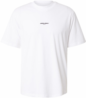JACK & JONES Tričko 'JCOLIDO'  sivá / čierna / biela