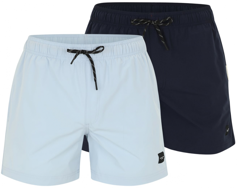 JACK & JONES Plavecké šortky 'JPSTMAUI'  tmavomodrá / svetlomodrá