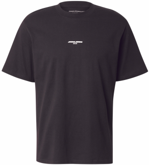 JACK & JONES Tričko 'JCOLIDO'  čierna / biela