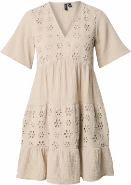 VERO MODA Šaty 'VMNATALI'  tmavošedá