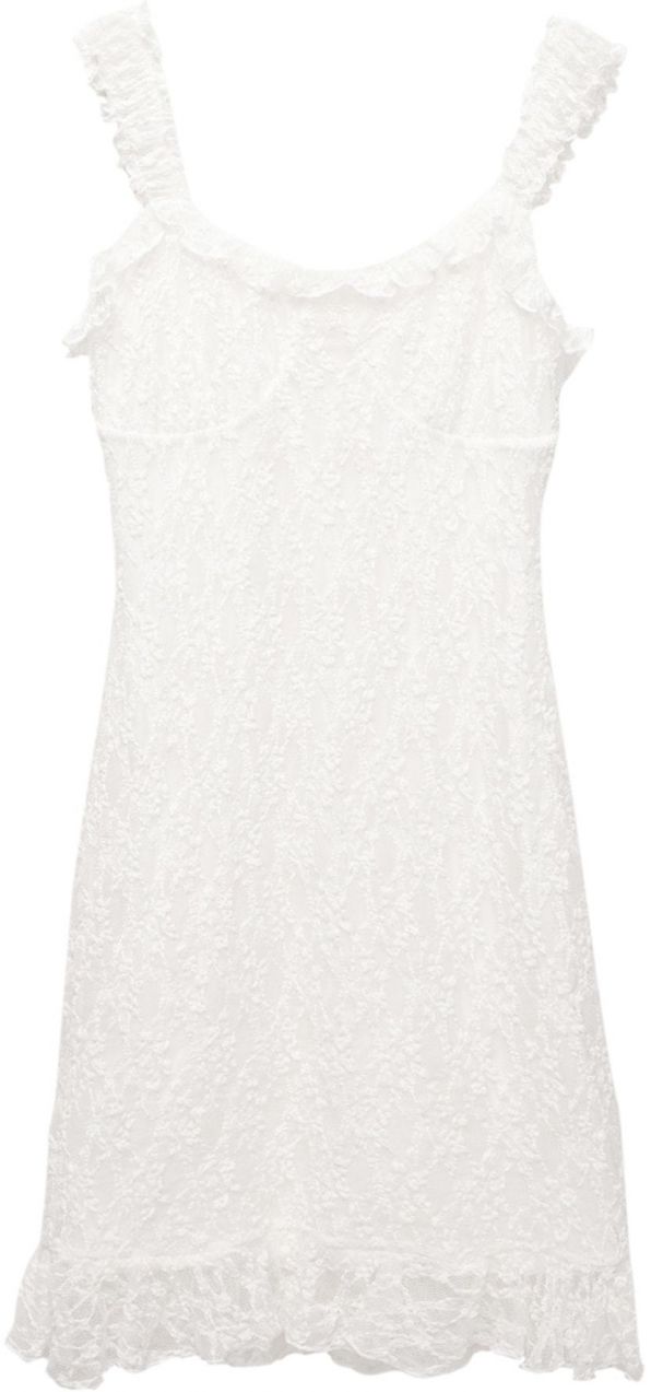 Pull&Bear Letné šaty  biela
