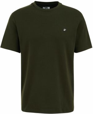 WE Fashion Tričko  tmavozelená