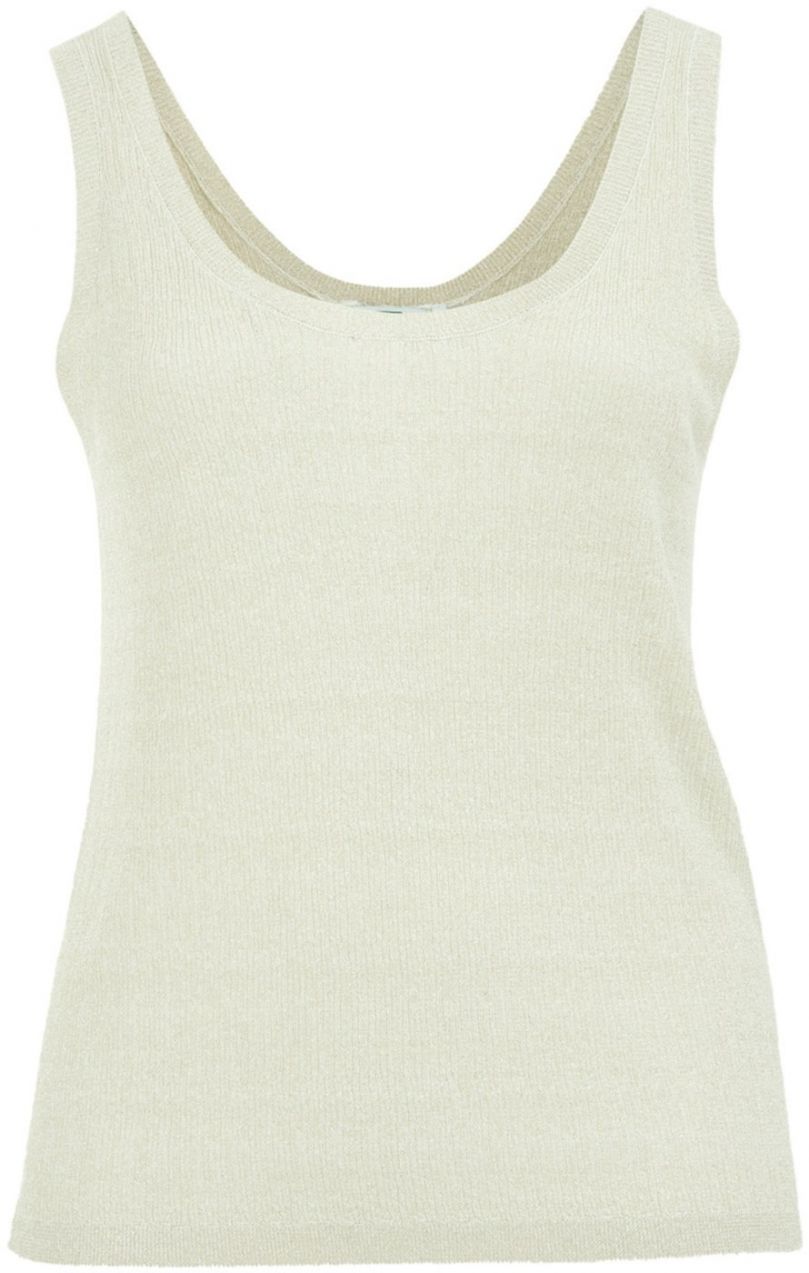WE Fashion Vyšívaný top  šedobiela