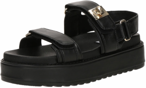 STEVE MADDEN Sandále 'Bigmona'  zlatá / čierna