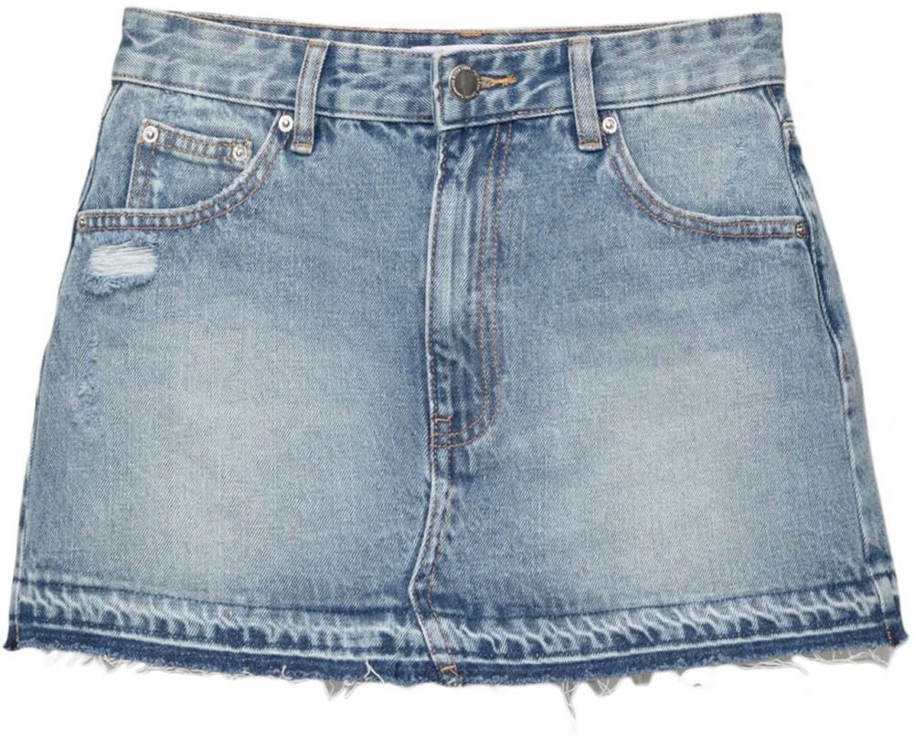 Pull&Bear Sukňa  modrá denim