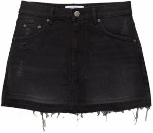 Pull&Bear Sukňa  čierny denim