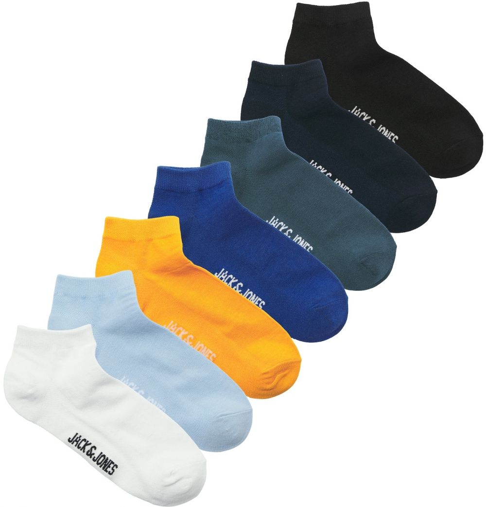 JACK & JONES Ponožky 'JACCHESTER'  modrá / námornícka modrá / pastelovo modrá / zlatá žltá / biela