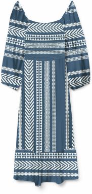 VERO MODA Šaty 'VMDICTHE'  dymovo modrá / biela