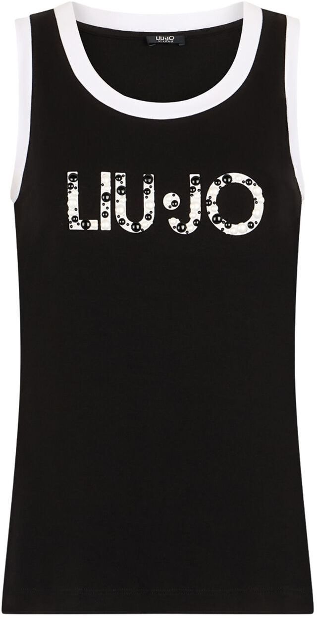 Liu Jo Top  čierna / šedobiela