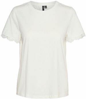 VERO MODA Tričko  biela ako vlna