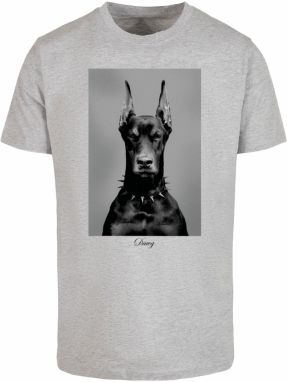 Mister Tee Tričko 'Dawg'  sivá / sivá melírovaná / čierna