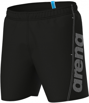 ARENA Športové plavky - spodný diel 'FUNDAMENTALS  LOGO BOXER'  čierna / biela